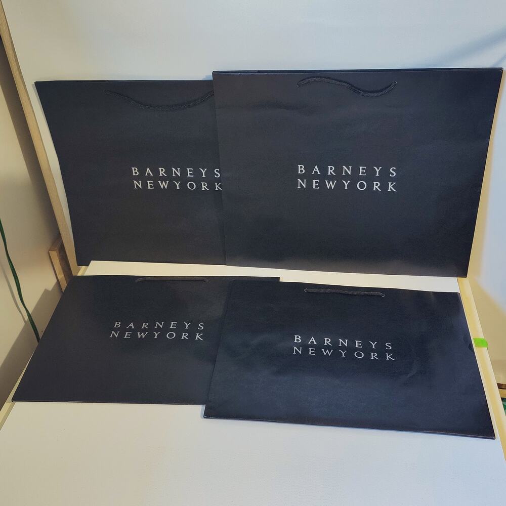 Barney’s New York Shopping Bag Gift Bag: 2x Medium 16x12x6